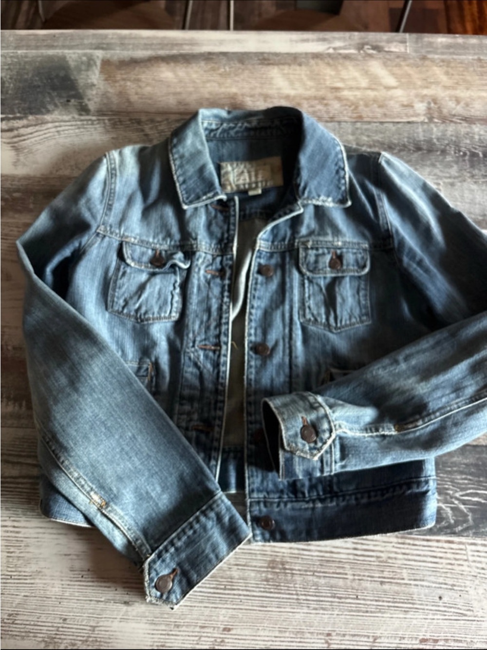 Abercrombie & Fitch Light Blue Denim Jacket
